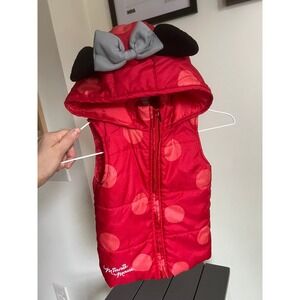 Girls toddler 4t Minnie‎ Mouse Disney junior puffer jacket